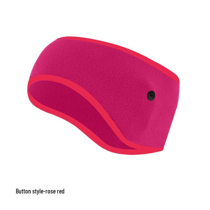 Fleece Warmes Ohrband: Dickes breites Stirnband für Herbst- und Winterradfahren - Winddichte und kältefeste Ohrenschützer.