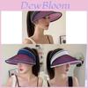 Summer Sun Protection Hat For Women With Wide Brim And Adjustable Fit For Beach And Outdoor Travel