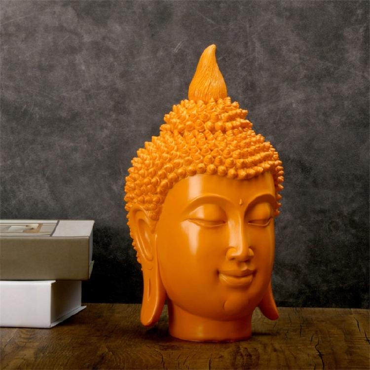 Practical Figures Ornament Resin Sculpture of  Head for Home or Office
