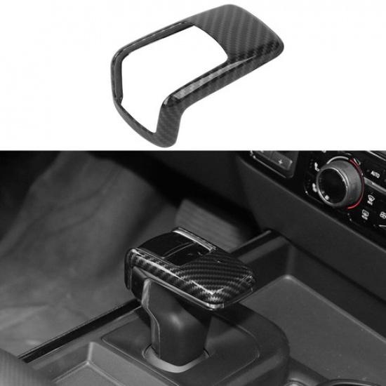 Carbon Speed Transmission Gear Shift Knob Cover Trim For Chevy Silverado +