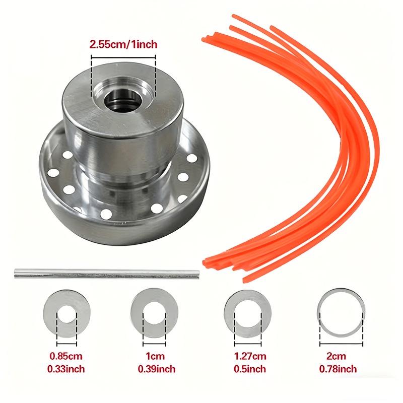 Aluminum Adapter for German Gasoline Lawnmowers - Fits Multiple Models