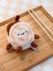 Burger Cinese Carino Panino Carne Panino Carne Patty Bambola Shaanxi Anwen Panino Creativo Ciondolo Bambola di Peluche Souvenir Ciondolo per Coppia Regalo