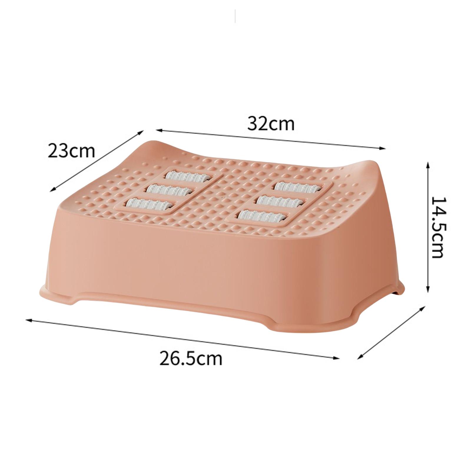 

Подставка для ног под стол, наклонная подставка под ноги с изгибом, портативная подставка для ног под стол для игрового компьютера, домашнего офиса розовый
