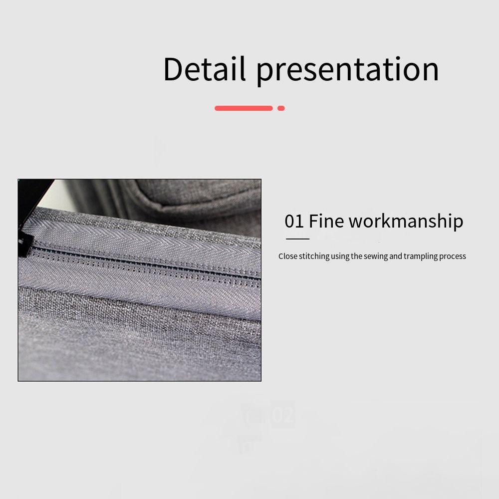 Waterproof Laptop Sleeve Case Portable Zipper Briefcase Bag Protective Computer Cover  Travel