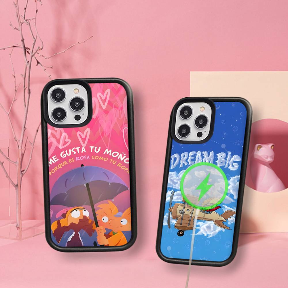 Geometric Bauhaus Art Magnetic Wireless Phone Case For IPhone 17 16 15 14 13 12 11 Pro Max For Magsafe Cover