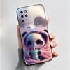 For ZTE Blade V30 Soft Silicone Black Case Aesthetic Fashion Pattern Love Moonlight Anti-fall Shell ZTE Blade V30 Cover