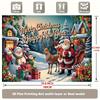 Party Backdrop Christmas Flat Piece Festive Scene Made Event Photo Background Party Decor