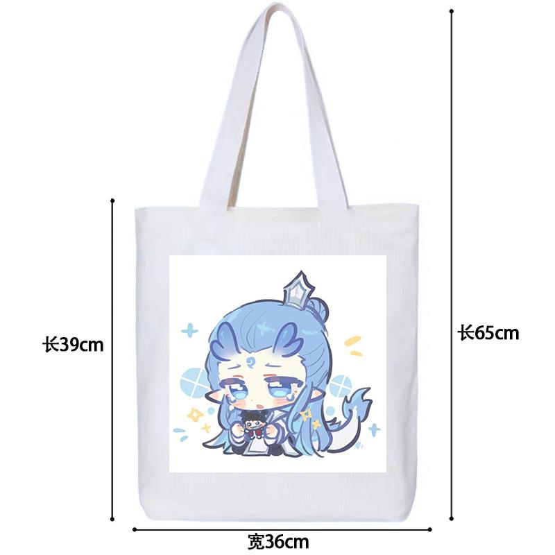Nezhas Teufelskind Freches Meer Aobing Ausdruckspaket Niedlicher CP Avatar Canvas-Tasche Student Große Kapazität Umhängetasche Explosion