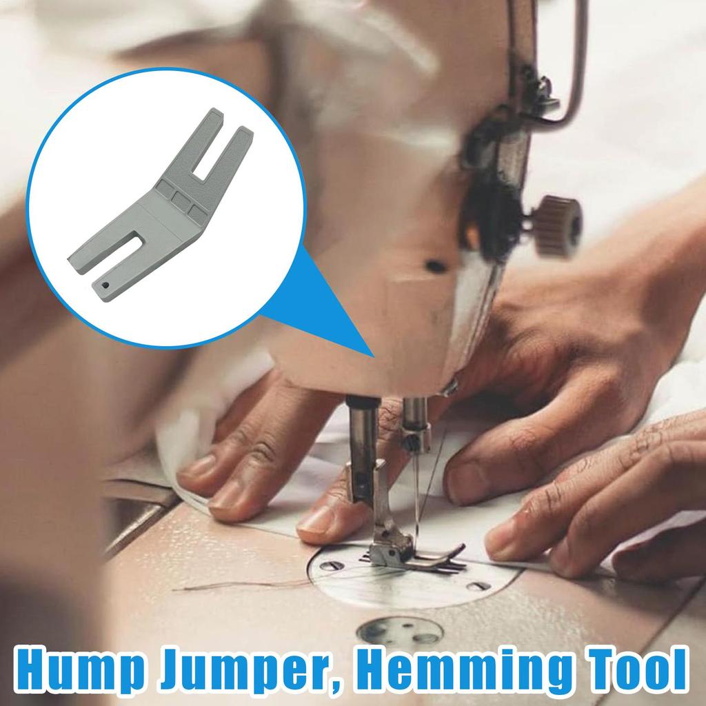 Hump Jumper Multi-functional Jumper Presser Foot Quilting Machine Presser Feet for Jeans Production Repair Seniors Quilters