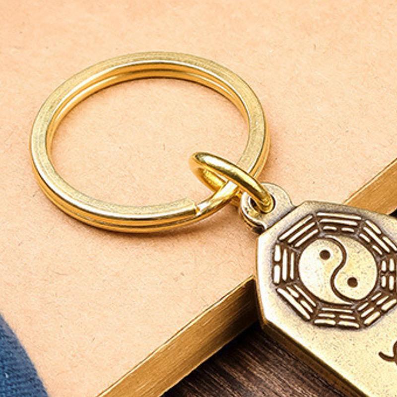 1Pcs Taoist Buddhist Masters Use Tai Chi Eight Trigrams To Bless Peace Amulets Pendants Feng Shui Spirit Brand Amulets