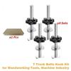 Heavy Duty T Track Bolts Rust Resistant Track Bolt Knob Kit  for Woodworking