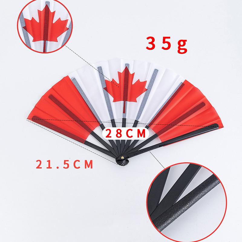 22Cm Folding Hand Fan South America 8 Country Flags Cheering Fan For Sports Events Parties And Festival Celebrations