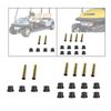 Golf Cart Front Rear Leaf Spring Bushing Premium Rubber Iron Sleeve Kit for Club Car Accessories