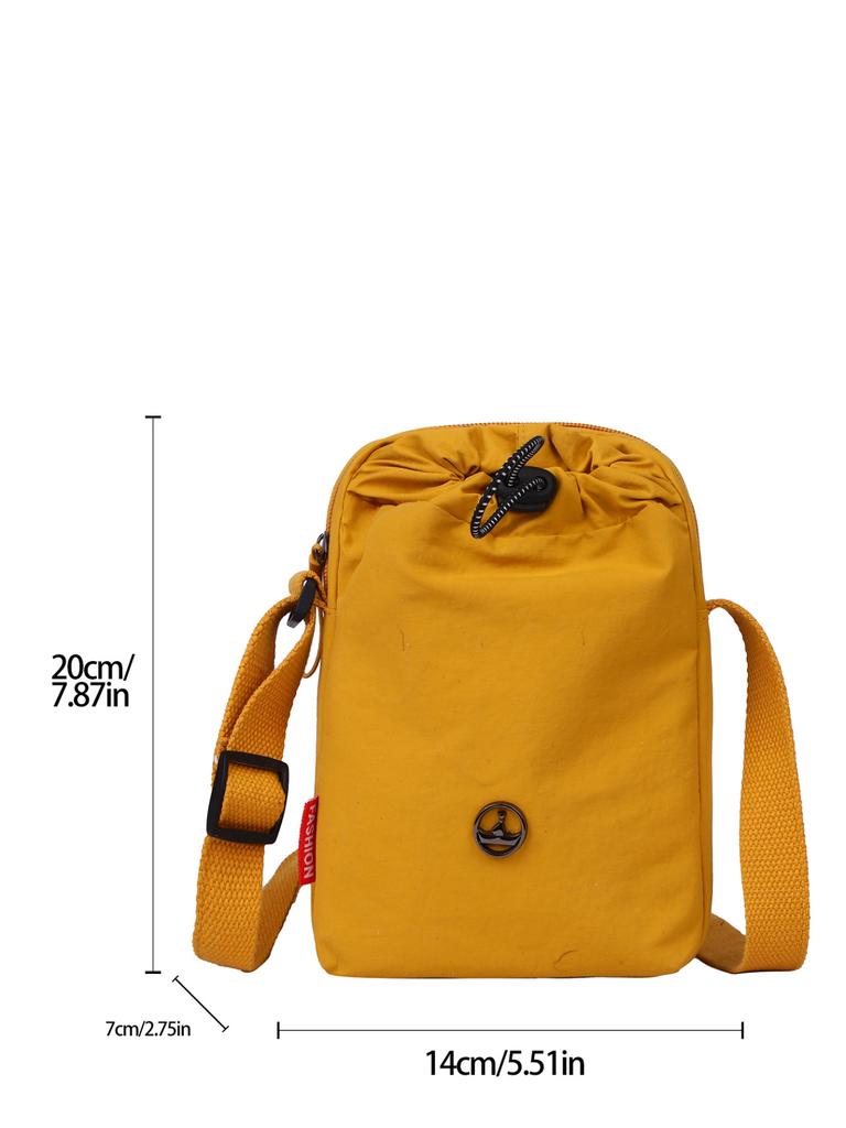 Spring casual mobile phone bag simple and lightweight personalized shoulder messenger bag anti-splashing nylon bag