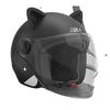 Winter Helmet Belt Scarf Electric Car Helmet Men and Women Universal Cat Ear Helmet Hard Hat