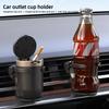 1/2PCS Foldable Car Air Vent Drink Cup Bottle Holder Water Bottle Holder Stands Cup Rack for Auto Car Truck Water Bottle Ashtray