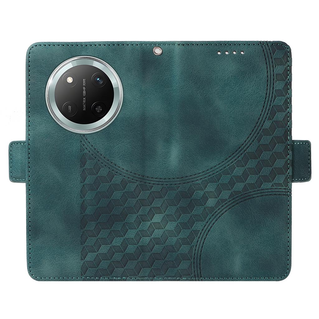 Leather Case for Honor Magic7 Lite 5G/X9c 5G/X60 Pro 5G Rhombus Starry Imprinted Phone Cover