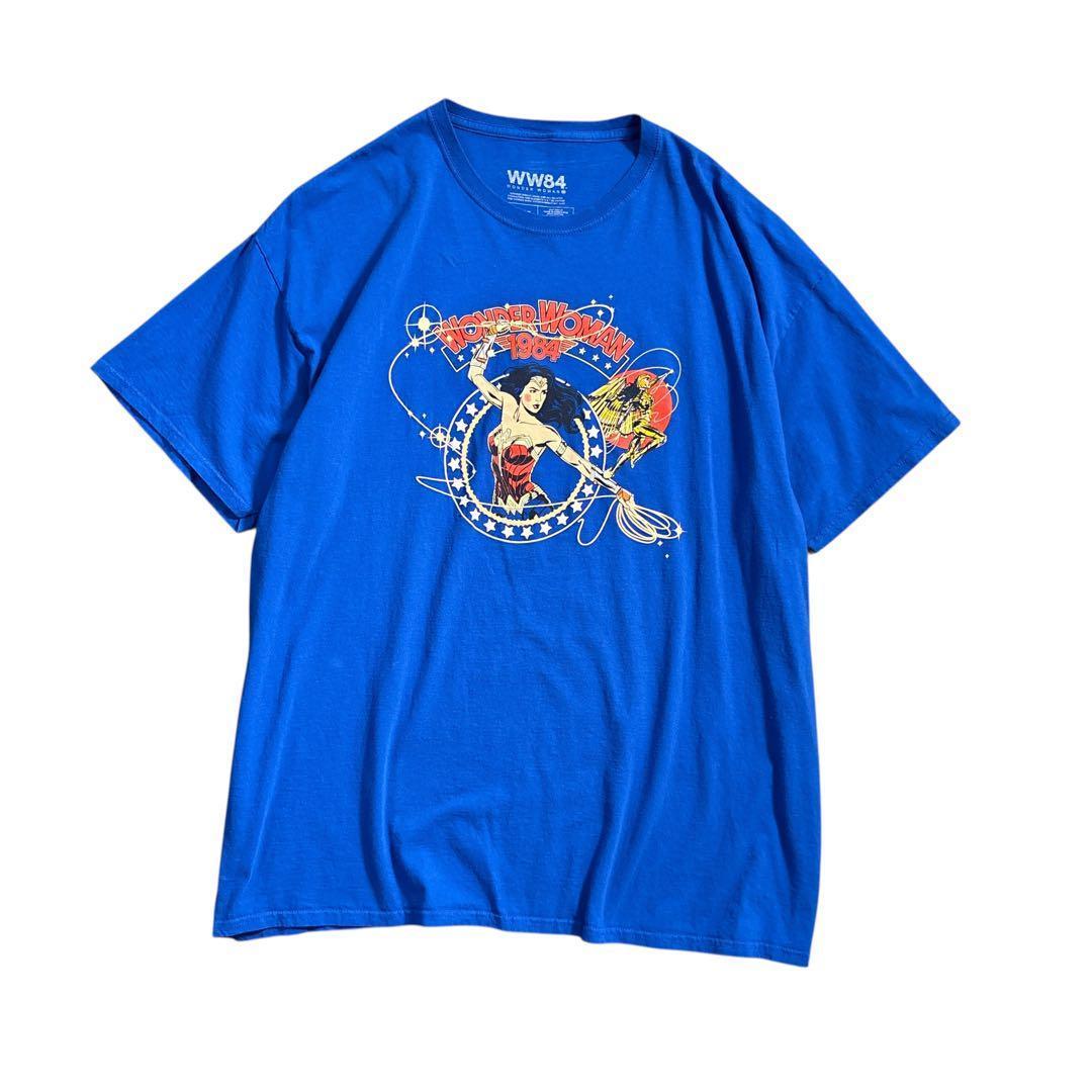 

[USED] 7TSM2 Wonder Woman 1984 Movie T-shirt, blue, used