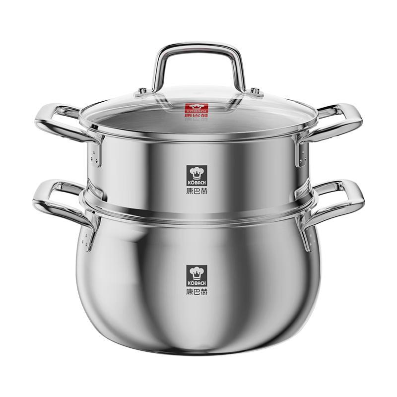 Kangbach 304 Stainless Steel Multi-Purpose Steamer & Soup Pot