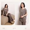 Women's Cashmere Short-Sleeve Pullover with Batwing Sleeves & Mid-Length Skirt - Autumn/Winter Collection