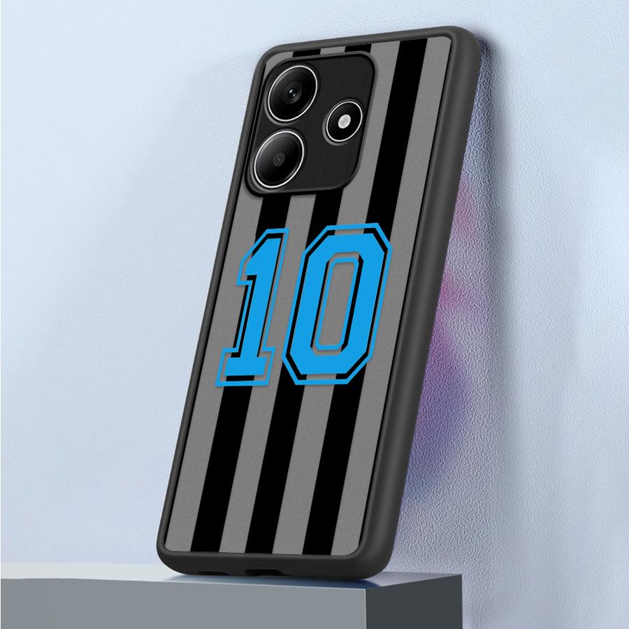FootBall Number 7 Case for Xiaomi Redmi Note 14 13C A4 14C 10 12 13 Pro Plus 9S 11 Funda Back Phone Cover