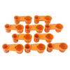 10Pcs Bird Quail Drinker Cups Water Bottle Cup For Cage For Cat Chicken Pigeon Parrot Hamster Double Nozzle Water Guide