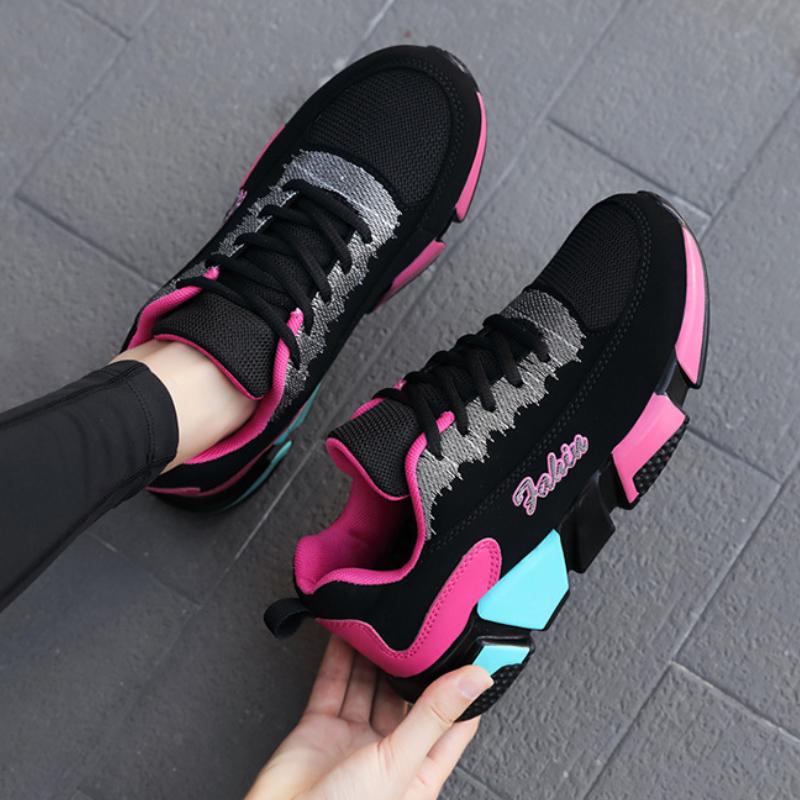 Neformální dámská obuv Pohodlná cestovní obuv Lehká sportovní obuv s měkkou podrážkou