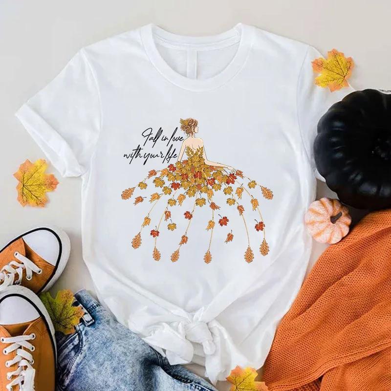 

Футболка с забавным принтом «Влюбись в свою жизнь», летняя футболка с буквенным принтом, женская свободная рубашка с коротким рукавом XXXL золотой