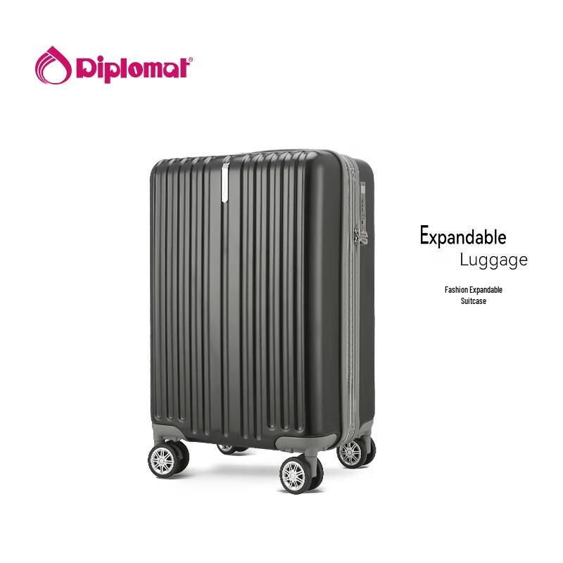Diplomat TC-61012 Expandable Carry-On Suitcase
