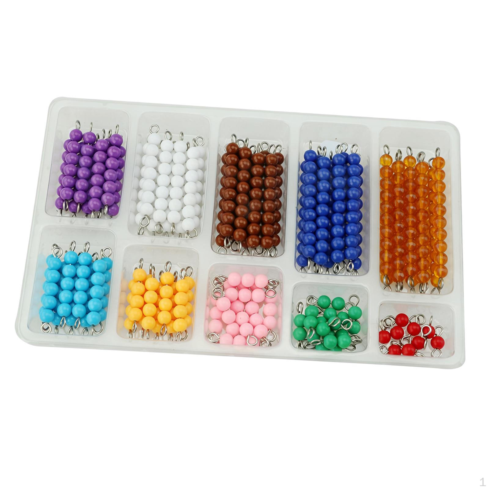 

Counting Beads Learning Toy with Box Early Development Mathematics Material Educational Toys