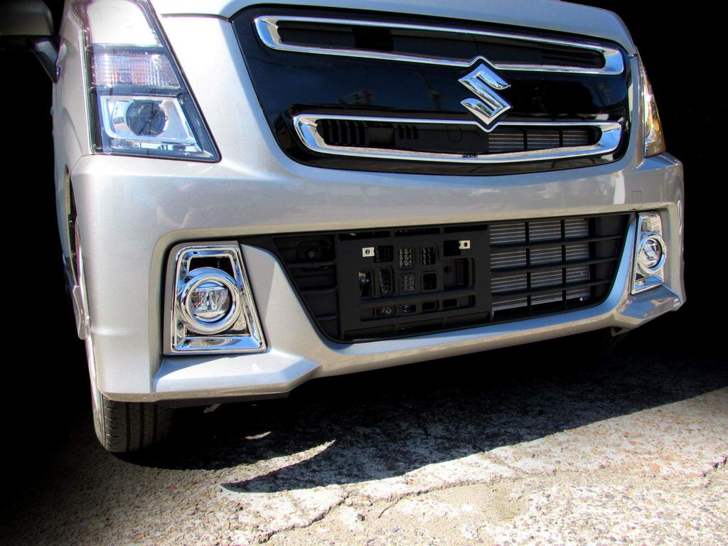 BRIGHTZ Chrome Fog Light Covers for Wagon R Stingray Compatible with 55 Wagon R Stingray Part Number 26787 MH35S/MH55S [FOG-COV-237] MH, MH35, MH55,