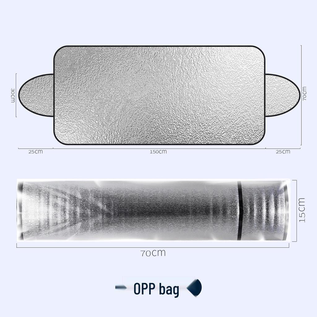 Universal All-Season Sunshade: Thickened Aluminum Foil for Superior Summer Sun Protection