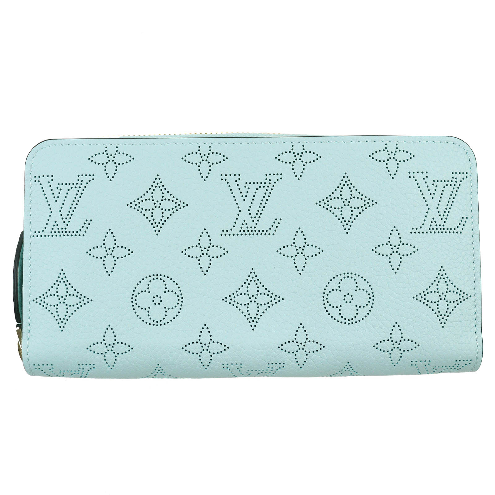 

LOUIS VUITTON Purse Monogram Mahina Zippy Wallet Zip Around Mahina Women M82197 Used