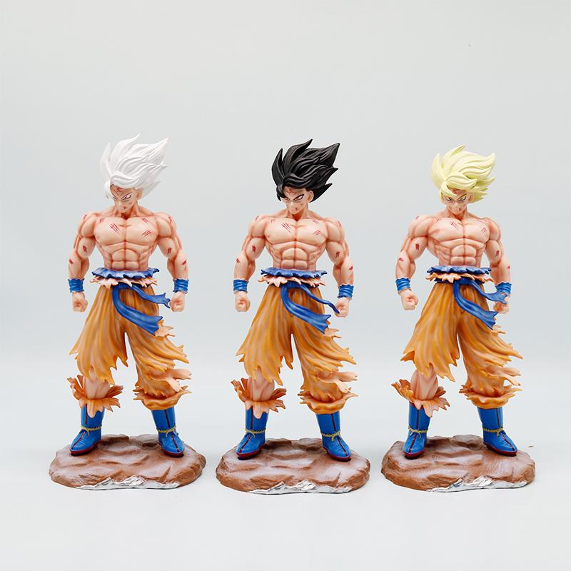 28cm Dragon Ball Z Figure Goku Anime Figures Super Saiyan Goku Gk Statue Gokou PVC Model Toys Doll Collectible Gifts