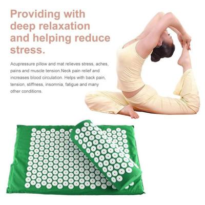 Ruglichaam Acupressuur Spike Massage Kussen Mat Acupunctuur Massager met kussen