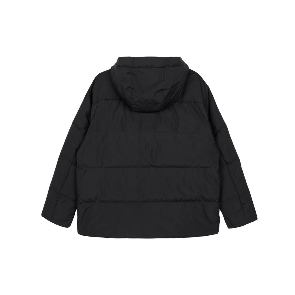 Adidas 600 Fill Power Side Stripe Warm Casual Hooded Down Jacket Women Outerwear Black IT8720