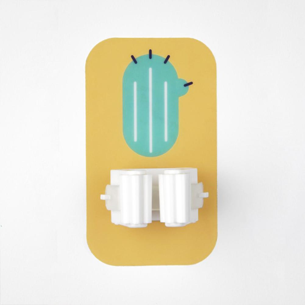 

Cartoon Storage Mount Bathroom Organizer Wall Hook Mop Holder Household Accessories Cactus#0