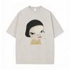 Hot Sale Yoshitomo Nara Vintage Washed Tshirt Men Women Casual Funny T Shirt Male Cotton Oversized Short Sleeve Tops Streetwear