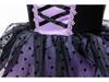 Girls' Halloween Black & Purple Lolita Princess Dress - Sweet & Cool Style Puffy Holiday Dress