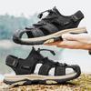 Fashion New Anti-collision Toe Men's Sandals Handmade Stitching Beach Shoes Non Slip Outdoor Wading Aqua Shoes Summer Sandaly Sneakers