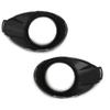 Bumper Fog Light Hole Trim Compatible with 2012 2013 2014 F0rd Focus S SE SEL Titanium Trend Sport Fog Light Cover Rings Matte Black