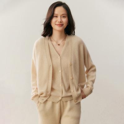 Pulover de damă Qinghe 100% Cașmir Pur - Pulover de iarnă de lux ultra moale