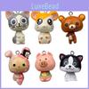 Chis Sweet Home Resin Animal Keychain Craft With Creative Accessories For Kids