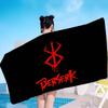 1pc Anime logo B-berserk Guts Microfiber Beach Towel Absorbent Quick dry Soft Yoga Swimming Resort Mountain Climbing Towel