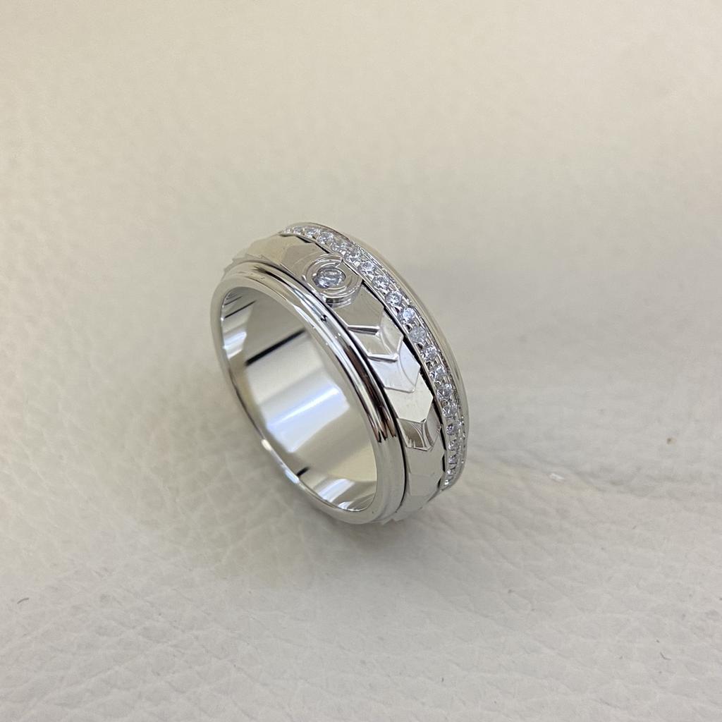 Nuovi Anelli Vintage 100% Nuovo Stile in Argento Sterling 925 Anello Rotante Per Amanti Donne e Uomini Gioielli di Lusso per Matrimonio