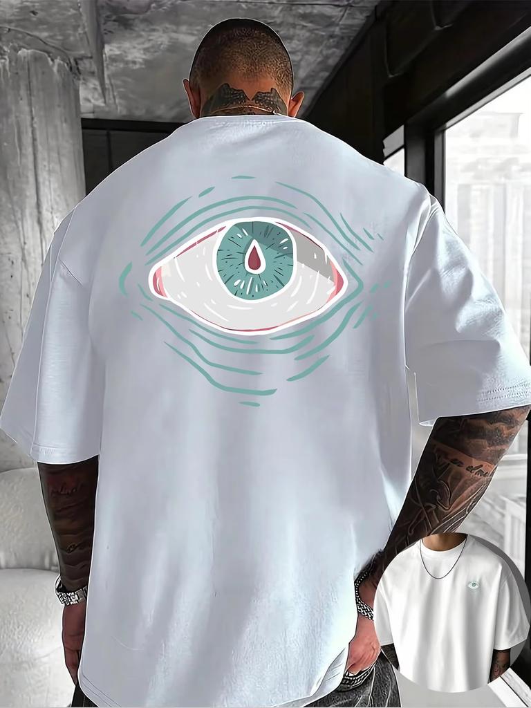 Summer Unisex Versatile Tshirt Graphic Print Short Sleeve Streetwear Casual Fashion Pure Cotton Apparel Tshirt