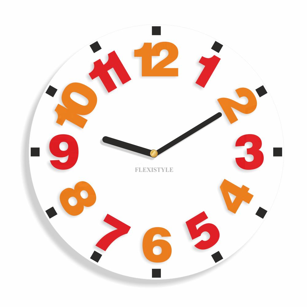 Children's wall clock Numbers
