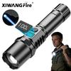 Super Jasná LED Svítilna USB Dobíjecí Svítilny s Taktickým Zoomem Vysoce Výkonný Reflektor Venkovní Kemping Rybaření Pochodeň