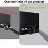 Yunquehe VESA Mount Adapter for LG Monitors Supports 75×75 and 100×100 mm Compatibility