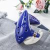 12 Holes Alto C Ocarina Ceramic Ocarina with Lanyard Handrest Mini Wind Instrument for Beginners